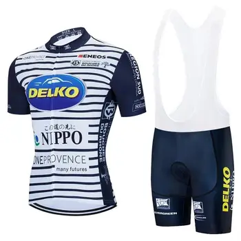 2020 echipa de ciclism de îmbrăcăminte Delko Nippo Barbati cu maneci scurte jersey bib shorts fabrica personalizat echipa pro bike îmbrăcăminte ropa ciclismo