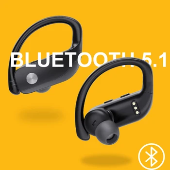 Led Display Bluetooth 5.1 Căști fără Fir, Căști TWS Stereo 3500mAh de Încărcare Cutie Pavilioane Sport Cască Jocuri Pentru Telefon