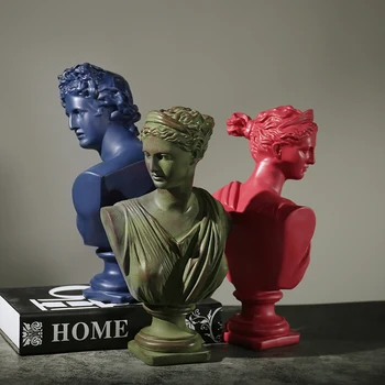 Rezumat David Anna Sculptură Figurine De Artă Caracter Statuie Cabinet De Casa Decor De Birou Schiță Modele De Ornamente Artizanale Cadouri