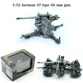 1:72 germană 37 tip de 88 mm pistol Cu remorca clip de primăvară de Zăpadă pictura de Colectie model