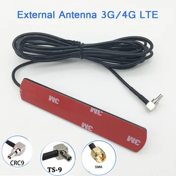 Antena WIFI 3G 4G LTE Antenă 700-2600MHz 3dbi cu CRC9 de sex Masculin TS9 Conector SMA 3 5M cablu de extensie pentru modem router