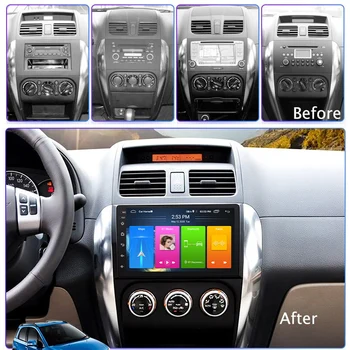 Wanqi Car Audio Radio-Navigație GPS Multimedia Player Pentru 2010 2011-2016 Suzuki Sx4 Android10 Mirror Link SWC WiFi Nu DVD