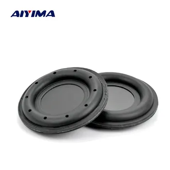 Aiyima 2 buc 2 inch 55mm margine din Cauciuc Radiator Pasiv Difuzor de Frecvențe Joase Vibrații Placă de DIY pentru casa Difuzor Bluetooth