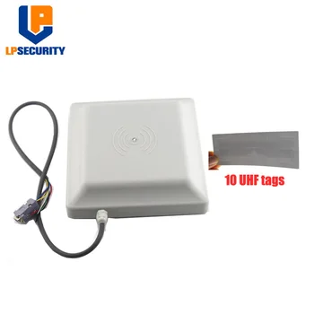 LPSECURITY Integrative UHF RFID cititor de carduri 6M rază lungă de 8dbi Antena RS232/RS485/WG26 100 de carduri opțional de sistem de parcare