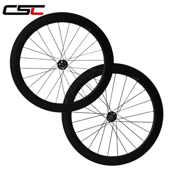 CSC Disc frana carbon roți de biciclete 23mm Latime 60mm Tubulare cyclocross osiei montate Thru Axle hub D791SB/D792SB