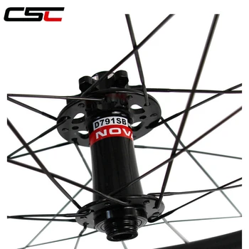 CSC Disc frana carbon roți de biciclete 23mm Latime 60mm Tubulare cyclocross osiei montate Thru Axle hub D791SB/D792SB