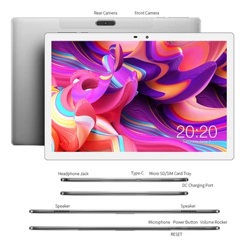 Teclast M30 Pro 10.1 Inch Comprimat P60 8 Core, 4GB RAM, 128GB ROM Android 10 Tablete PC 1920x1200 IPS Apel 4G Dual Wifi GPS Tablette