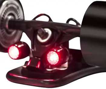4buc Skateboard Lumini USB Reîncărcabilă LED Lumini de Avertizare Noapte Vizibile de Siguranță Lumini LED-uri de Biciclete stopuri Skateboard