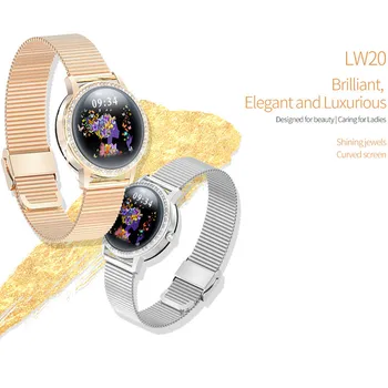 2020 NOU împânzit cu Diamante Ceas Inteligent Femei rezistent la apa Bratara Rata de Inima Pedometru, Monitor Minunat Watchs pentru IOS Android