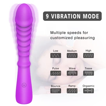 Vibrator rezistent la apa pentru Adulti Jucarii Sexuale pentru G-Spot Stimula pentru Femei Sex Începător Vibe Jucărie Puternic Vibrator pentru Adulți