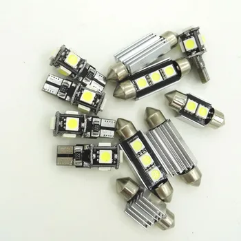 15buc Canbus LED-uri Albe Lumini Becuri Pachet de Interior Kit Pentru 2001-2007 Chrysler Town Țară Harta Dom Portbagaj Lumină de inmatriculare
