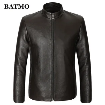 BATMO 2020 new sosire arc natural de vacă din piele jachete barbati,real, jachete de piele,plus-size S-5XL PDD04