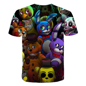 2021 Noi Desene animate pentru copii Urs Drăguț tricouri Imprimate 3D pentru Copii Imbracaminte tricou de Vara cu Maneci Scurte Băieți/Fete/Copii 3D T-Shirt