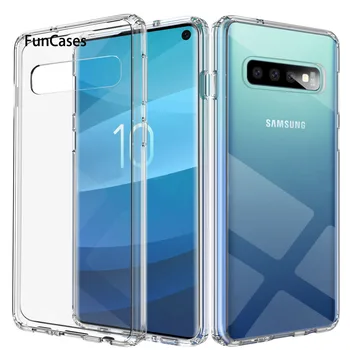 Clar Caz TPU Pentru Samsung A10 A20 A30 A50 A40 A70 S10 S10E Plus de Caz Pentru Galaxy M20 M10 A6 A8 J4 J6 Plus A7 A9 2018 galxi