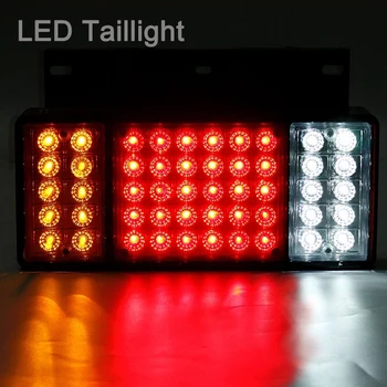 Nlpearl Auto Lumina de Asamblare 50 de LED-uri din Spate, Coada de Lumină de Înaltă Calitate, Super-Luminos LED-uri Lămpi spate Pentru Camioane Off-Road, ATV-uri Car12V 24V
