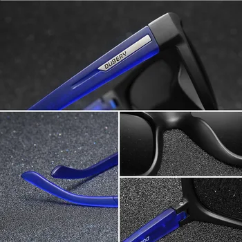 DUBERY Polarizat ochelari de Soare pentru Barbati Oval Clasic în aer liber Conducere Pescuit ochelari de Soare Albastru Verde Oglindă Nuante de Protecție UV