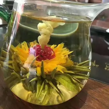 20 De Piese De Ceai Blooming 2020 Diferite De Flori Handmade Floare De Ceai Chinezesc Înflorire Perle Pe Bază De Plante Meserii Flori Ambalare Cadou