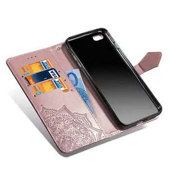 Pentru Iphone 6 Plus Flip Moda din Piele Portofel cu Slot pentru Card de Suport Antișoc Capacul din Spate Pentru Iphone 6 6Plus Anti-toamna Cazuri Acoperi