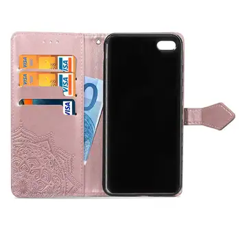 Pentru Iphone 6 Plus Flip Moda din Piele Portofel cu Slot pentru Card de Suport Antișoc Capacul din Spate Pentru Iphone 6 6Plus Anti-toamna Cazuri Acoperi