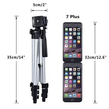 Extensibil Telefonul Mobil Inteligent aparat de Fotografiat Digital Suport Trepied Mount Titularului Clip Set Pentru Nikon Canon iPhone Xiaomi Gopro 110cm/65cm