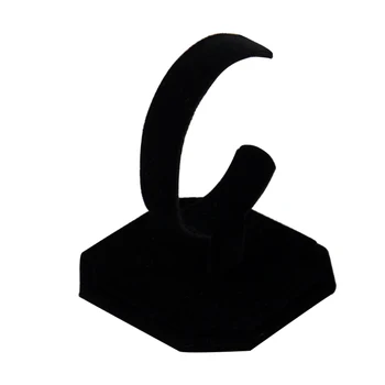 5pcs Catifea Neagră Ceas Display Holder Suport C Tip ceasuri de Mînă Suport Rack