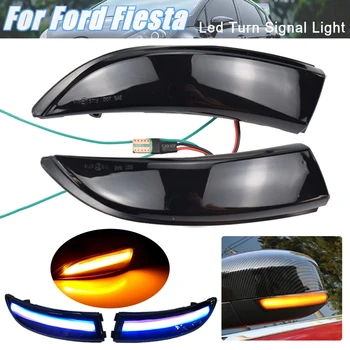 2 buc LED-uri Laterale Aripa Oglinda Retrovizoare Dinamic Indicator care Curge de Semnalizare Semnalizarea Repetor Lumina pentru Ford pentru Fiesta MK8 19+ Mk7