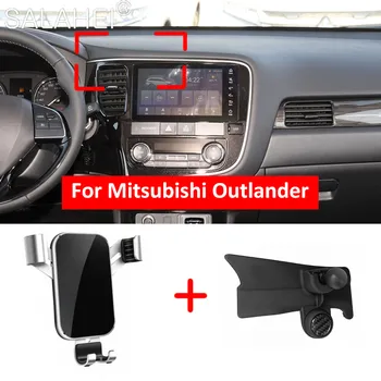 Masina de Titularul de Telefon Mobil Pentru Mitsubishi Outlander MK3 2016~2020 Telefon Stand Suport de Aerisire Interior tablou de Bord Suport de Telefon