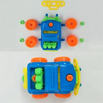 DIY Piuliță Combinație Masina de Model de Avion Demontare Jucărie Educația Timpurie a Copiilor de Puzzle Consumabile Blocuri de Jucărie