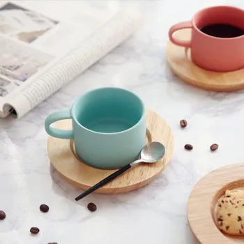ANTOWALL Stil Nordic Macaron Culoare Matt Cana Ceramica Scrub de Cafea Cana de Ceai Cana de Apa micul Dejun Suc de Cana de Lapte