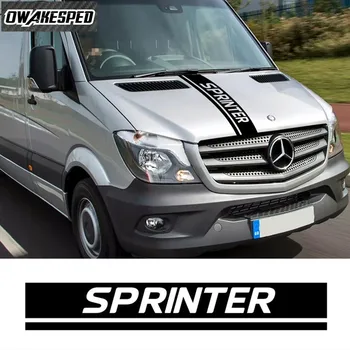 Vinil Decal Pentru-Mercedes Benz Sprinter Sport Styling Auto Motor Capac Decor Autocolante Auto Capota Autocolant Capota Dungi