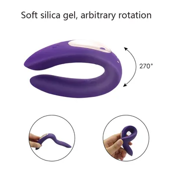 Portabil Clitoris Stimulator Vaginal Vibrator Pentru Cuplu de Tip U Vibratoare Ou Vibrator cu 10 viteze de la Distanță Jucarii Sexuale pentru Femei Jucării pentru Adulți
