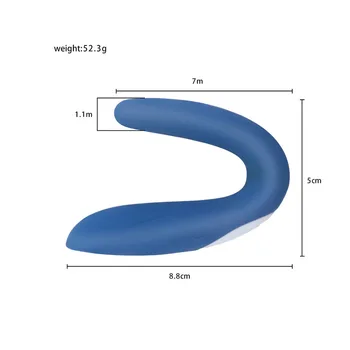 Portabil Clitoris Stimulator Vaginal Vibrator Pentru Cuplu de Tip U Vibratoare Ou Vibrator cu 10 viteze de la Distanță Jucarii Sexuale pentru Femei Jucării pentru Adulți