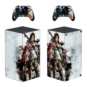 Tomb Raider Piele Autocolant Acoperire pentru Xbox Seria X Console si Controllere Xbox Seria X de Piele Autocolant Decal Vinil