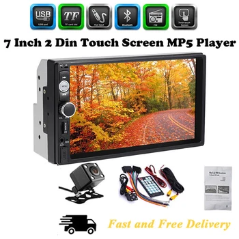 7 Inch Ecran Mare HD de Mașină Bluetooth MP5 Player Auto MP3 MP4 U Disc Gazdă Inversarea Imagine 480P Camere Monitor Multifuncțional