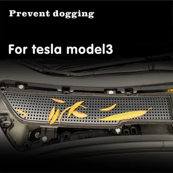 Pentru Tesla Model 3 de Admisie Aer Capac AccessoriesAnti-blocarea Model3 de Aer Masina de Protecție Decorative Fluxul de Aer de Aerisire Tapiterie Auto