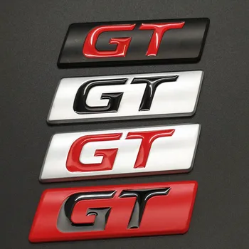 Autocolant auto GT Insigna Emblema Decalcomanii pentru Peugeot GT 206 207 208 508 308 3008 5008 KIA Forte Optima Picanto Stinger Sorento Renault