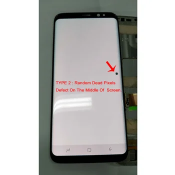 Display pentru S8 Inlocuire LCD pentru SAMSUNG Galaxy S8 G950 G950F Display S8 Plus G955 G955F + Touch Screen Piese cu Pixeli Morti