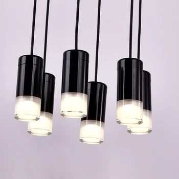 Modern Liniare cu LED-uri Lampă de Pandantiv DIY Fir Lung de Montare pe Perete Suspendarea Agățat de Iluminat Camera de zi Dormitor Bucatarie Decor Candelabru
