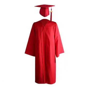 Adult Licență Robe+Hat Set Universitatea Rochie De Absolvire Elev De Liceu Uniforme Clasa De Uzură Echipei Academice Rochie