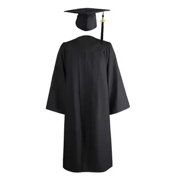 Adult Licență Robe+Hat Set Universitatea Rochie De Absolvire Elev De Liceu Uniforme Clasa De Uzură Echipei Academice Rochie