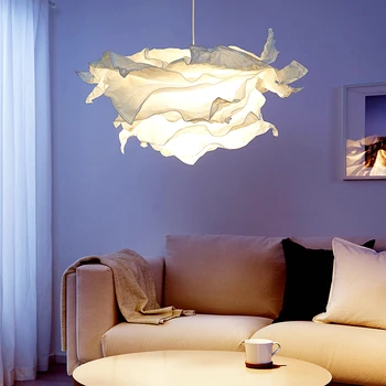 43cm Art DIY Nor Lampa Floare Umbra Umbra Lumina Plafon Abajur Decor Pandantiv Candelabru pentru Camera de zi Dormitor Bar Folosi