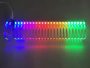 KS25 Muzica Spectru Fantasy Crystal Sound Coloană de Lumină Cub de LED-uri Nivelul Producției Electronice DIY Kit VU Turnul de Control Vocal