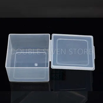 10buc 8 cm Pătrat de Plastic Cutie de Depozitare PP Transparent Mici de Ambalaj cutii DIY Face Parte Accesorii Materiale Consumabile