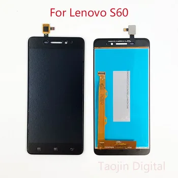 Pentru Lenovo S60 S60W S60T S60A S60-un Ecran Tactil Digitizer Senzor de Geam + Ecran LCD Monitor de Asamblare Cu Rama + Instrumente Gratuite