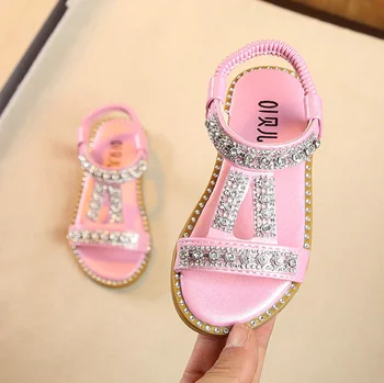 Stil De Vara Fete, Sandale Pentru Copii Copii Copilul Fete Sandale De Plaja Drăguț Arc Fete Printesa Pantofi 1-8 Ani Adidași