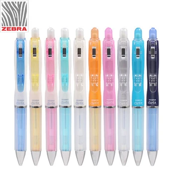 2 Buc/Lot Zebra MA19 Culoare Automată Creion Mecanic 0.5 mm Cu Radiera nouă Culori de caroserie Scris Consumabile Fată Pen