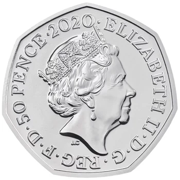 [Spot] în 2020, marea BRITANIE a Emis 50 de Pence Brexit Nichel-cupru Monedă Comemorativă Autentică Moneda Originală