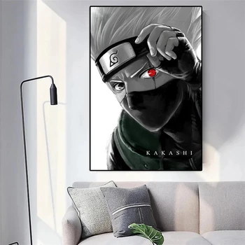 Anime Naruto Kakashi Panza Pictura Print HD Postere si Printuri Cuadros de Arta de Perete Imagine pentru Acasă Decorare Camera de zi