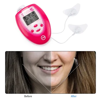 Facial Slăbire Electroterapie Dispozitivul cu Fața Puls Masaj EMS Față de Ridicare a Corpului Stimulator Muscular Fermitate Pielii Electrod Stiker