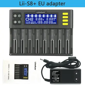 LiitoKala Lii-600 Lii-S8 Lii-PD4 Lii-PD2 Lii-500 Lii-S6 LCD Inteligent de 3.7 V, 3.2 V 1.2 V 18650 26650 16340 Baterie